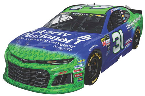 2018 Ryan Newman NASCAR Diecast 31 Liberty National Insurance CWC 1:24 Lionel Action RCCA Elite Color Chrome 99